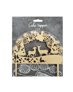 Scrapcooking Taarttopper Led Woodland