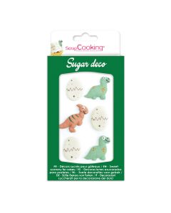 ScrapCooking Suikerdecoraties Dino Set/6