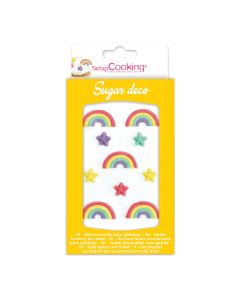 ScrapCooking Suikerdecoraties Regenboog Set/10