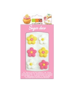 Scrapcooking Suikerdecoraties Bloemen Set/6