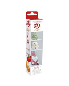 Scrapcooking Sugar Decorations - 3D Xmas 