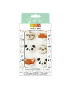 Scrapcooking Suikerdecoraties Lieve Dieren Set/6