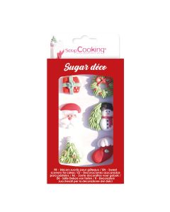 Scrapcooking Sugar Decorations Christmas pk/6
