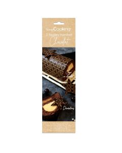 Scrapcooking Chocolate Transfer Sheets pk/2 - Couture