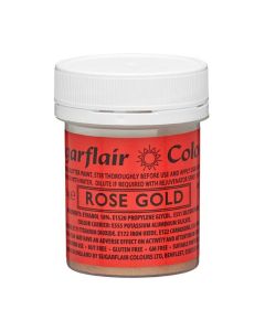 Sugarflair Eetbare Glitter Verf Rosé Goud 35g