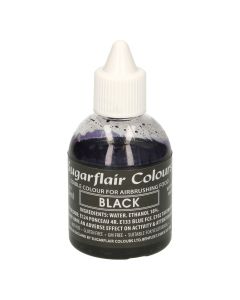 Sugarflair Airbrush Kleurstof Zwart 60ml