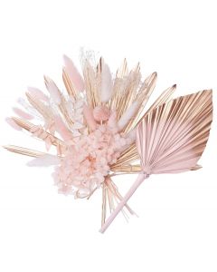 The Baked Studio Sun Palm Bouquets Luxe - Roze & Goud