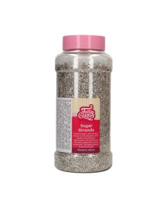 FunCakes Sugar Strands Metallic Zilver 800 g