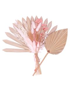 The Baked Studio Sun Palm Bouquets Luxe - Natural Roze